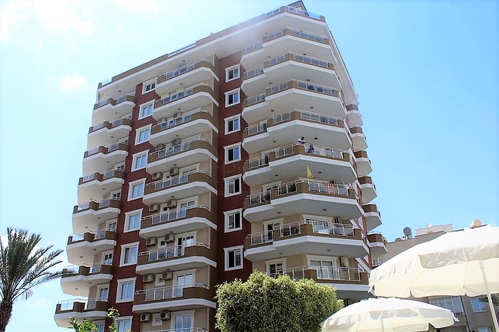 اطلالة بحرية مباشرة -شقة غرفتين وصالة - مفروشة - في مهموتلار / الانيا 