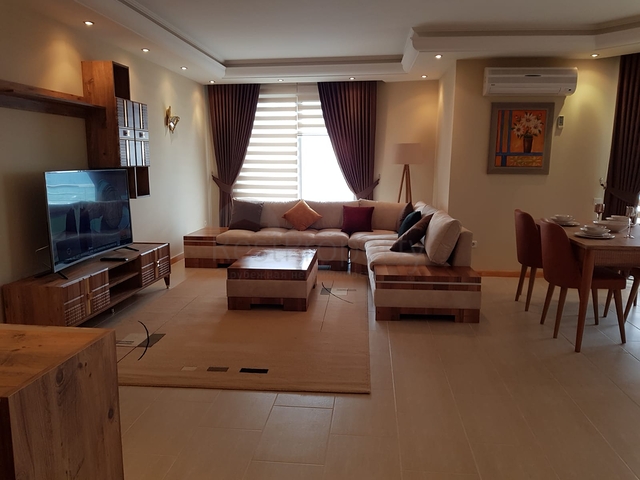 اطلالة بحرية مباشرة -شقة غرفتين وصالة - مفروشة - في مهموتلار / الانيا 