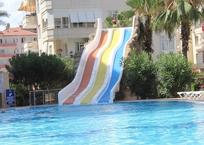 اطلالة بحرية مباشرة -شقة غرفتين وصالة - مفروشة - في مهموتلار / الانيا 