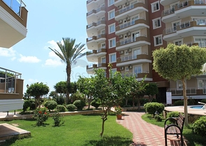 اطلالة بحرية مباشرة -شقة غرفتين وصالة - مفروشة - في مهموتلار / الانيا 