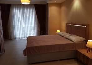 اطلالة بحرية مباشرة -شقة غرفتين وصالة - مفروشة - في مهموتلار / الانيا 