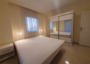 اول صف على البحر -منطقة هادئة -سعر مناسب -شقة 2 غرفة وصالة -ديمرتاش / الانيا 