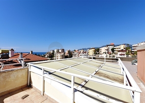 مناسبة للحصول على الجنسية التركية - فيلا واسعة - باطلالة بحر وموقع قريب من المركز -كاستل / الانيا 