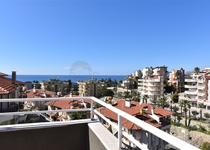 مناسبة للحصول على الجنسية التركية - فيلا واسعة - باطلالة بحر وموقع قريب من المركز -كاستل / الانيا 