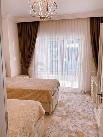 مجمع فاخر - خدمات 5 نجوم - شقة غرفتين وصالة -مفروشة - في مهموتلار / الانيا 