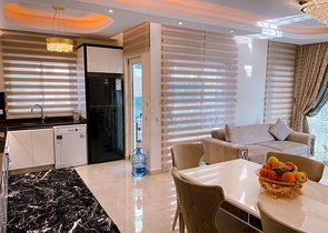 مجمع فاخر - خدمات 5 نجوم - شقة غرفتين وصالة -مفروشة - في مهموتلار / الانيا 