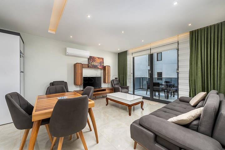 اطلالة بحرية - مجمع فاخر -شقة 2 غرفة وصالة -في مهموتلار / الانيا 