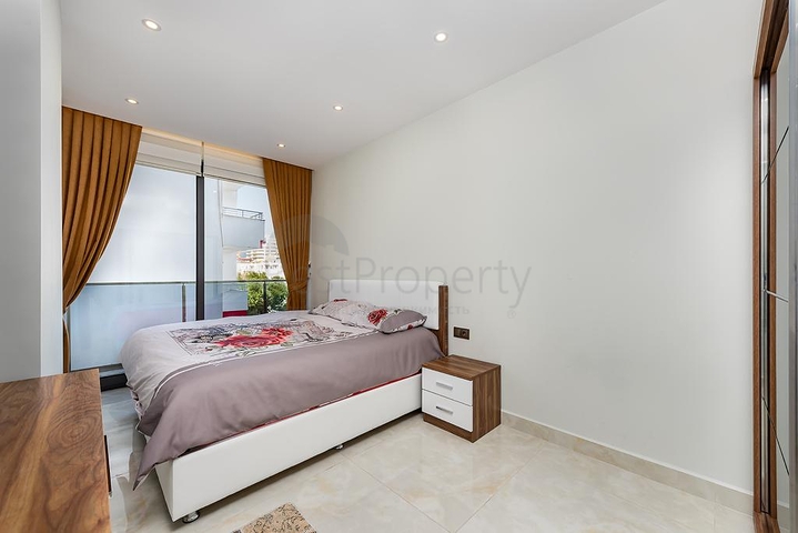 اطلالة بحرية - مجمع فاخر -شقة 2 غرفة وصالة -في مهموتلار / الانيا 