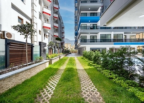 اطلالة بحرية - مجمع فاخر -شقة 2 غرفة وصالة -في مهموتلار / الانيا 