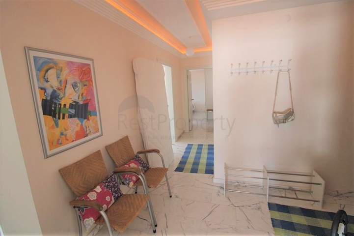 اطلالة بحر - مجمع فاخر - شقة مفروشة من تصميم 1+2 - في توسمور / الانيا 