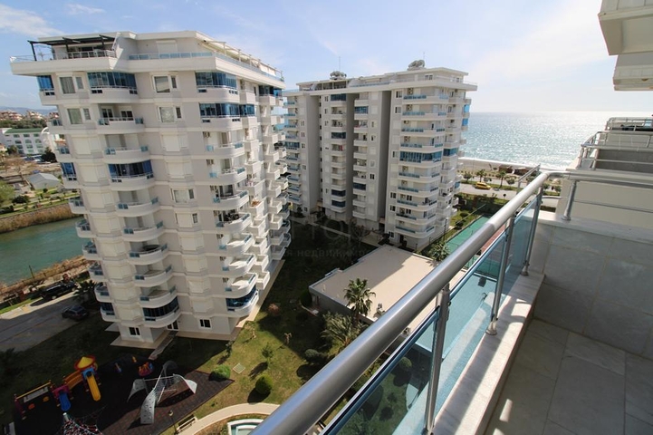 اطلالة بحر - مجمع فاخر - شقة مفروشة من تصميم 1+2 - في توسمور / الانيا 