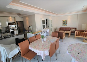 اطلالة بحر - مجمع فاخر - شقة مفروشة من تصميم 1+2 - في توسمور / الانيا 