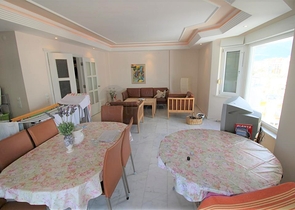 اطلالة بحر - مجمع فاخر - شقة مفروشة من تصميم 1+2 - في توسمور / الانيا 