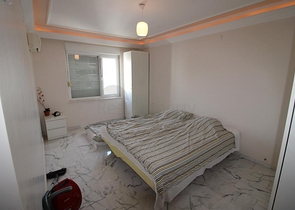 اطلالة بحر - مجمع فاخر - شقة مفروشة من تصميم 1+2 - في توسمور / الانيا 