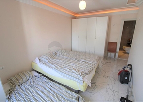 اطلالة بحر - مجمع فاخر - شقة مفروشة من تصميم 1+2 - في توسمور / الانيا 