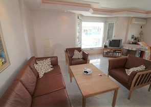 اطلالة بحر - مجمع فاخر - شقة مفروشة من تصميم 1+2 - في توسمور / الانيا 