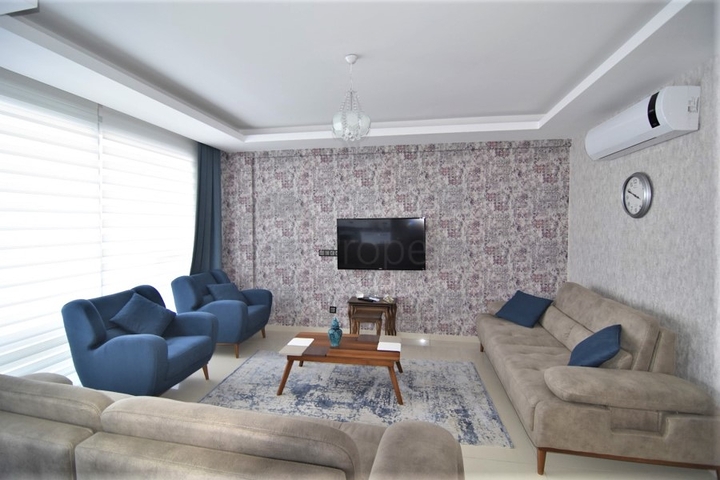 اطلالة بحر - دوبلكس ضمن مجمع فاخر - تصميم 1+2 - مع الاثاث - في كاستل / الانيا 