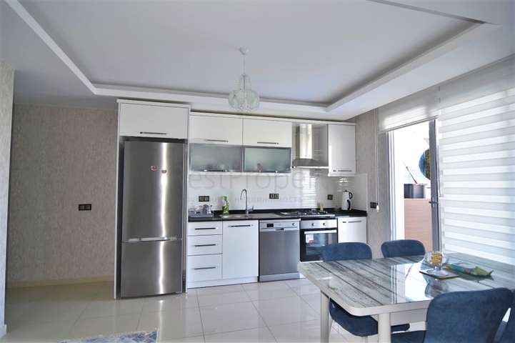 اطلالة بحر - دوبلكس ضمن مجمع فاخر - تصميم 1+2 - مع الاثاث - في كاستل / الانيا 