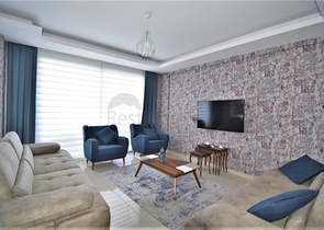 اطلالة بحر - دوبلكس ضمن مجمع فاخر - تصميم 1+2 - مع الاثاث - في كاستل / الانيا 