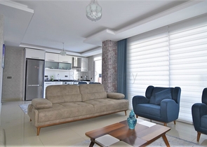 اطلالة بحر - دوبلكس ضمن مجمع فاخر - تصميم 1+2 - مع الاثاث - في كاستل / الانيا 