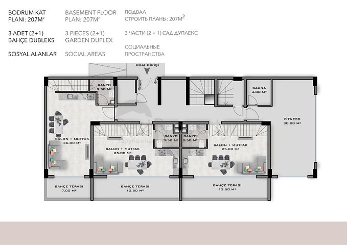 شقق بالتقسيط في الانيا - مجمع قيد الانشاء - في اوبا / الانيا 