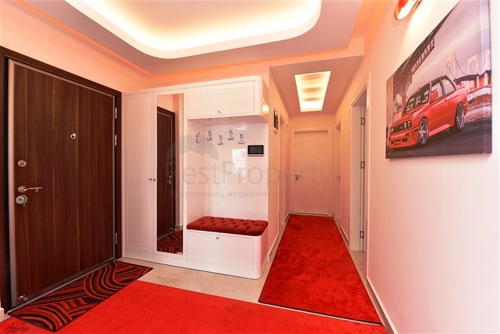 شقة فاخرة -مجمع بخدمات 5 نجوم - تصميم 1+3 - في مهموتلار /الانيا 