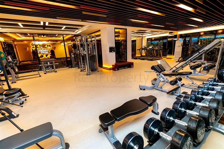 شقة فاخرة -مجمع بخدمات 5 نجوم - تصميم 1+3 - في مهموتلار /الانيا 