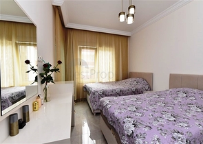 شقة فاخرة -مجمع بخدمات 5 نجوم - تصميم 1+3 - في مهموتلار /الانيا 