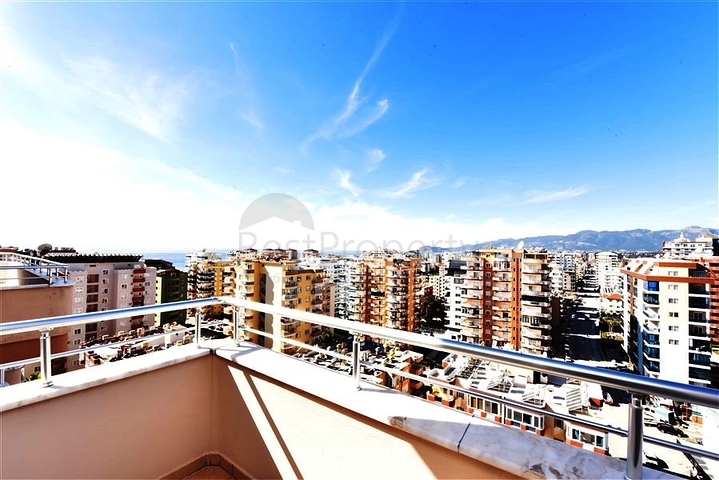 دوبلكس عائلية - 3 غرف وصالتين - اطلالة بحر - في مهموتلار / الانيا 