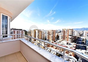 دوبلكس عائلية - 3 غرف وصالتين - اطلالة بحر - في مهموتلار / الانيا 