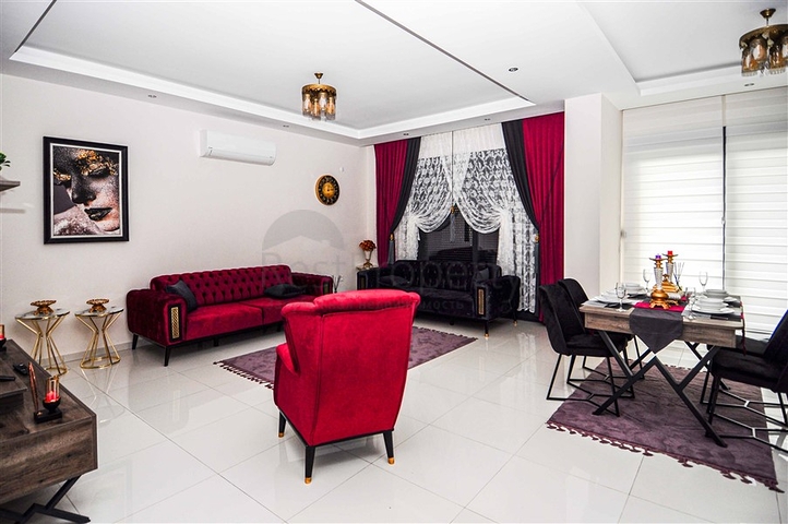 شقة دوبلكس ارضية - مع مدخل للحديقة -ضمن مجمع حديث فاخر - في كارجي جاك / الانيا 