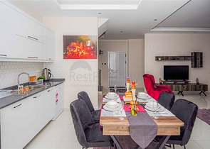 شقة دوبلكس ارضية - مع مدخل للحديقة -ضمن مجمع حديث فاخر - في كارجي جاك / الانيا 