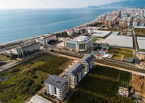 شقة دوبلكس ارضية - مع مدخل للحديقة -ضمن مجمع حديث فاخر - في كارجي جاك / الانيا 