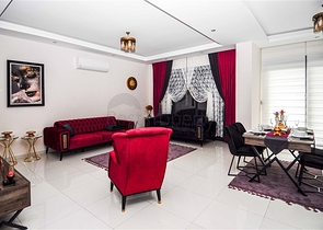 شقة دوبلكس ارضية - مع مدخل للحديقة -ضمن مجمع حديث فاخر - في كارجي جاك / الانيا 