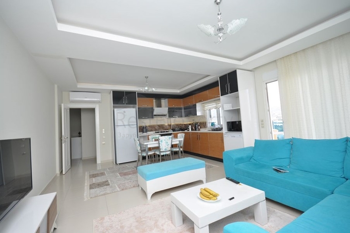 اطلالة مفتوحة - طابق مرتفع - شقة 2 غرفة وصالة - ضمن مجمع سكني بخدمات ممتازة - مهموتلار / الانيا 