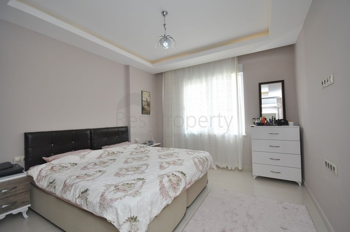 اطلالة مفتوحة - طابق مرتفع - شقة 2 غرفة وصالة - ضمن مجمع سكني بخدمات ممتازة - مهموتلار / الانيا 