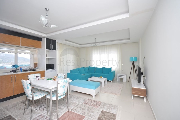 اطلالة مفتوحة - طابق مرتفع - شقة 2 غرفة وصالة - ضمن مجمع سكني بخدمات ممتازة - مهموتلار / الانيا 