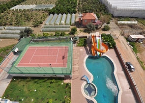 اطلالة مفتوحة - طابق مرتفع - شقة 2 غرفة وصالة - ضمن مجمع سكني بخدمات ممتازة - مهموتلار / الانيا 