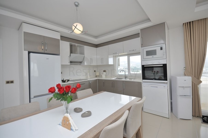 شقة 2 غرفة وصالة - مع الاثاث- ضمن مجمع يضم كافة الخدمات - في الانيا / منطقة مهموتلار 