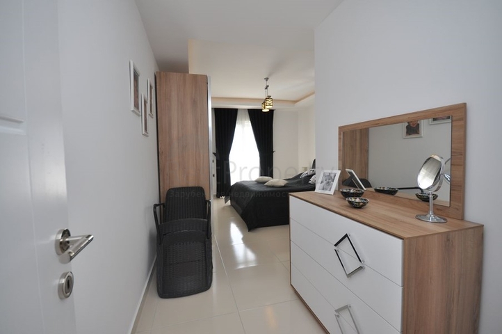 شقة 2 غرفة وصالة - مع الاثاث- ضمن مجمع يضم كافة الخدمات - في الانيا / منطقة مهموتلار 