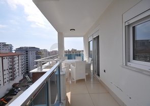 شقة 2 غرفة وصالة - مع الاثاث- ضمن مجمع يضم كافة الخدمات - في الانيا / منطقة مهموتلار 