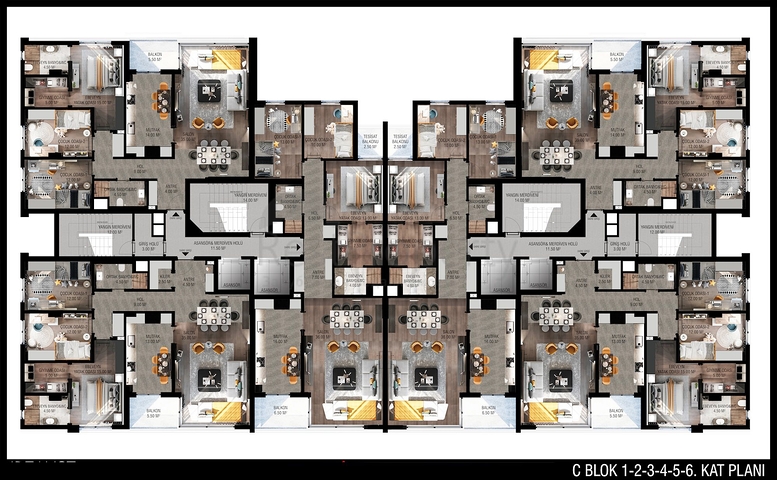 مشروع تحت الانشاء في اونجالي كونيالتي انطاليا
