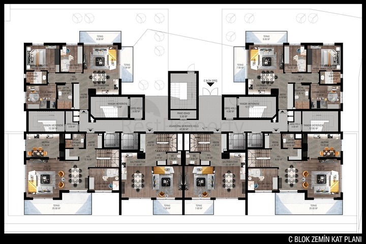 مشروع تحت الانشاء في اونجالي كونيالتي انطاليا