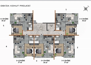 بالاقساط دون فوائد - مجمع قيد الانشاء في منطقة اوبا / الانيا 