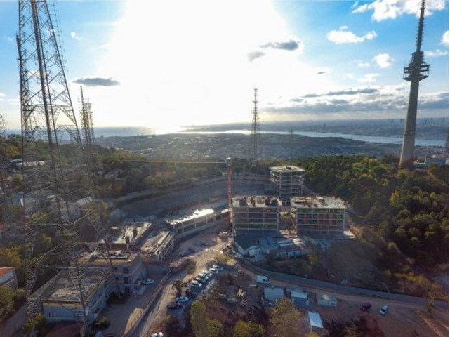 اطلالة على مضيق البوسفور - شقق عائلية ضمن مجمع حديث فاخر - في اسطنبول الاسيوية 