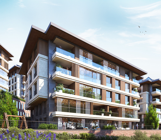 اطلالة على مضيق البوسفور - شقق عائلية ضمن مجمع حديث فاخر - في اسطنبول الاسيوية 