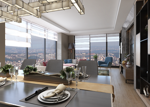 اطلالة على مضيق البوسفور - شقق عائلية ضمن مجمع حديث فاخر - في اسطنبول الاسيوية 