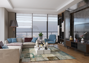 اطلالة على مضيق البوسفور - شقق عائلية ضمن مجمع حديث فاخر - في اسطنبول الاسيوية 