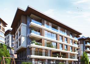 اطلالة على مضيق البوسفور - شقق عائلية ضمن مجمع حديث فاخر - في اسطنبول الاسيوية 