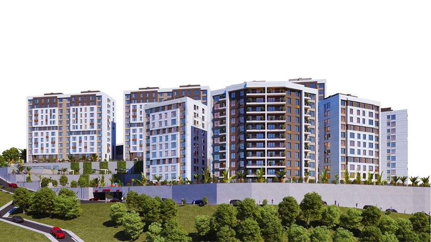 شقق بتصاميم متنوعة -ضمن مجمع حديث - في منطقة ايوب سلطان التاريخية / اسطنبول 